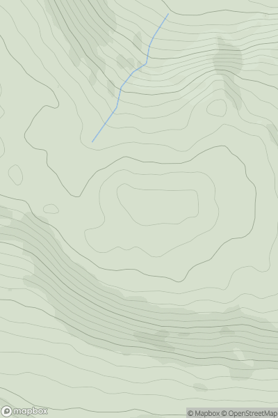 Thumbnail image for Mynydd Troed-y-rhiw [Neath to Chepstow] [ST012928] showing contour plot for surrounding peak